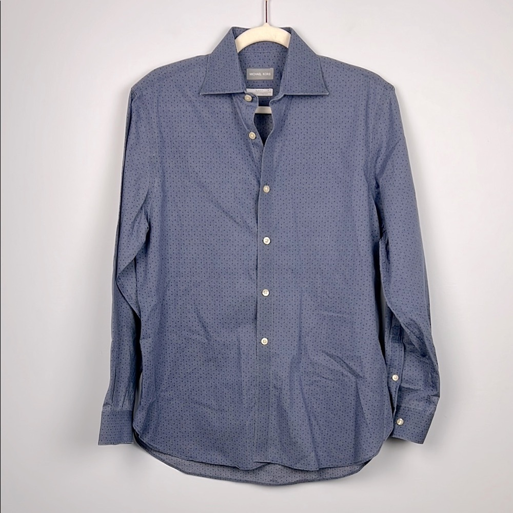 Michael Kors slim fit aerosoft stretch medium men’s button down shirt